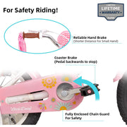 Joystar BIKE059wh-16 Little Daisy 16 Inch Kids Bike, White