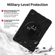 CODi Rugged Case for Samsung Galaxy Tab A9+, 11in, 360 Protection, Rotating Kickstand, Adjustable Hand and Shoulder Straps, Polycarbonate and Silicone, C30705084