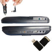 Sylvania SDVD1082 Dual Screen Portable DVD Media Player, Black