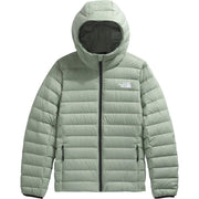 The North Face Classic Down Hooded Jacket Women's Coat, 700-Fill Recycled Down, Water-Repellent, Packable, Slate Moss, XL, NF0A8D3EBQ1