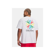 Under Armour Heavyweight Fitness Expo Short-Sleeve T-Shirt - White/Black - L