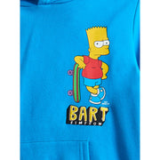 20th Century Fox Home Entertainment Bart Simpson Boys Graphic Hoodie & Joggers Set, 2-Piece, Size: XXL 18, Neon Blue