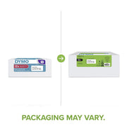 Dymo LabelWriter Multi-Purpose Labels, Direct Thermal, White, 1 in x 2 1/8 in, 12 Rolls of 500 (6000 Total)