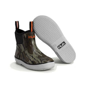 Huk Kids Rogue Wave Fishing Boot, Waterproof Neoprene and Rubber, Mossy Oak Bottomland, Size 5, H7800002