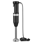 KitchenAid Variable Speed Corded Hand Blender with 8-Inch Removable Arm, Whisk and Chopper Attachments, Matte Black, KHBV83BM