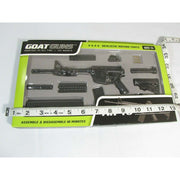 Goat Guns Miniature AR-15 Diecast Model Kit, 1:3 Scale, All-Metal Construction, Functional Moving Parts, Black, 11 Inch, Charky AR-15 Diecast Kit