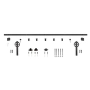 Barndr Hrdw 78IN Large WHL Bnt BK