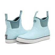 HUK Women's Rogue Wave Waterproof Rain Boots, Heron Blue, Size 10, Slip-On Deck Boots H6800004-395