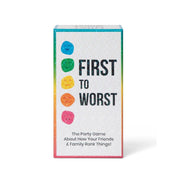 Dyce Games First to Worst Party Board Game, Funny Ranking and Guessing Game, Multicolor, Ages 8 and Up