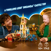 LEGO DREAMZzz Castle Nocturnia Building Toy, 1,742 Pieces, Dual Building Modes, Includes 6 Minifigures and Fantasy Creatures, Multicolor