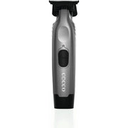 Cocco Veloce Pro Hair Trimmer, Digital Gap Ambassador DLC Blade, High-Torque Brushless BLDC Motor, All-Metal Aluminum Alloy, Lithium-Ion Battery, Matte Grey