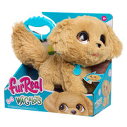 Just Play FurReal Wag-A-Lots Golden Retriever Interactive Plush Puppy, Tan, 8 Inch, Model 28162