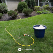 HydroTech FlatJacket 5/8 in. Dia x 100 ft. Flexible Garden Hose, Ultra-Lightweight, Patented Force-Control Technology, Yellow, 5617C3