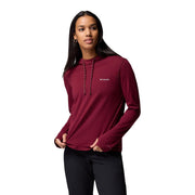 Columbia Women's Sun Trek Hoodie II, Omni-Shade Sun Protection, Moisture-Wicking, Rich Wine, X-Large, 211975
