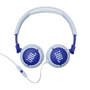 JBL Junior 320 Wired Kids On-Ear Headphones with Built-In Microphone, Safe Sound Under 85dB, Foldable Design, Purple