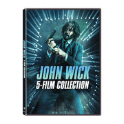 Lionsgate John Wick 5 Film Collection DVD Movie Set, Action, Rated R, 5 Discs, 1009258155