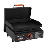 Blackstone Adventure Ready Outdoor Griddle, Single Burner 17 in Propane Flat Top Grill, Black, 2493