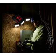 Milwaukee 2368-20 M18 18-Volt Lithium-Ion Cordless 4500 Lumens ROVER Dual Power Triple-Panel Flood & Area Light (Tool-Only)