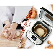Kitchen in the box 15-in-1 Bread Machine, 2LB Stainless Steel
