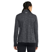 Under Armour Tech Textured Half-Zip Long-Sleeve Pullover for Ladies - Black/White - L