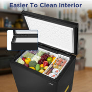 Arctic King AERC07M3CBB 7.0 Cu ft Chest Freezer, Convertible, Black