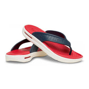 Crocs InMotion LiteRide Flip Flop Sandals for Men, Navy, Premium Foam Footbed, Durable Croslite Outsole, 211101-410-M10