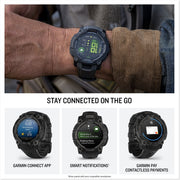 Garmin 010-02936-00 Instinct 3 45mm, AMOLED Display, Rugged Outdoor GPS Smartwatch