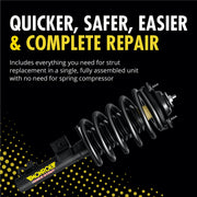 Monroe Quick-Strut Suspension Strut and Coil Spring Assembly, Front Left, Alloy Steel, Rust Protection, for 2004-2009 Toyota Prius