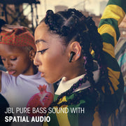 JBL Tune Flex 2 True Wireless Earbuds, Adaptive Noise Cancelling, Spatial Sound, Six Microphones, IP54 Dust and Water Resistant, Black, 48 Hours Playback