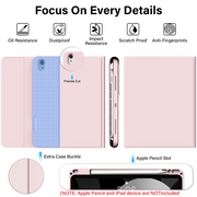 Kenke Keyboard Case iPad Air 11 Inch M4/M3/M2 (2026/2025/2024), Pink