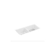 Kohler K-8199-CM6 CAIRN Kitchen Sink, Matte White
