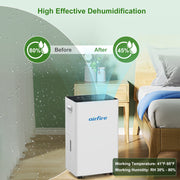 POYANK 4500 Sq. ft 75 Pint Dehumidifier for Basement