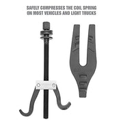 OEMTOOLS Coil Spring Compressor, Steel Construction, Universal Fit for Cars and Light Trucks, Green, Includes Molded Storage Case, 37035