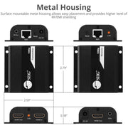 Siig Full HD HDMI Extender Over Cat5e/6 With IR Remote Control, 164ft Range, Local Monitoring Output, Metal Housing, CE-H26011-S1