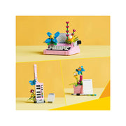 LEGO 6527862 Creator 3 in 1 Typewriter with Flowers Building Toy with 3 Options Flowerpot or Keytar 31169