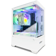 Suevery Mini Gaming PC AMD Ryzen 5 5600GT 16GB DDR4 RAM 512GB SSD Wi-Fi 6 White SUT1W5