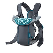 BLUE BOX OPCO LLC 200101-00 Infantino Swift Classic Baby Carrier w/ Wonder Cover Bib, 2-Position, 7-26lb, Gray