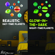 Great Explorations 19862 Glow-in-the-Dark 3D Solar System Kit