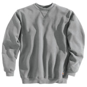 Carhartt Midweight Crewneck Long-Sleeve Sweatshirt for Men - Heather Gray - M