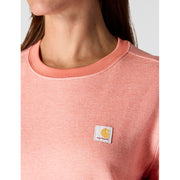 W Tncl Srs Rlxdfit Swtshrt - DUSTY CEDAR HEA - 2X