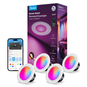 Govee Smart 6 LED Retrofit Recessed Can Lights for Indoor Living Room, Ceiling Light