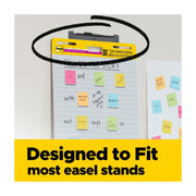 3M Post-it Super Sticky Easel Pads, White Grid-Lined Sheets, 25 in x 30 in, 2 Pads, 560-0
