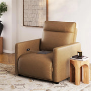 Mainstays 2668209WE Williamson Power Recliner in Camel Faux Leather