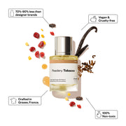 Dossier Powdery Tobacco Unisex Fragrance, Woody Earthy Scent, 1.7 fl oz
