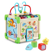LeapFrog 80-617100 Touch & Learn Wooden Activity Cube - English Version