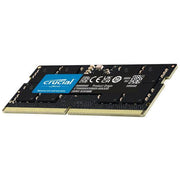 Crucial 64GB DDR5 5600MHz CL46 SODIMM Laptop Memory Kit, 2x32GB, Black, CT2K32G56C46S5