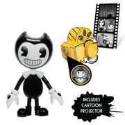 Jakks Pacific Bendy and the Ink Machine 5-Inch Articulated Action Figure with Rocking Horse and Projector Accessory