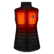 ActionHeat AHPVST-5V-W-B-M 5V Battery Heated Puffer Vest for Ladies - Black - M