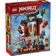 LEGO Ninjago Ninja Character Display 15th Anniversary Building Toy with Monastery, Elemental Master of Lightning, 8 Minifigures, 447 Pieces, 71866