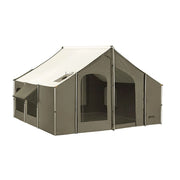 Kodiak 6170E Canvas 8-Person Cabin Lodge Tent, 12 x 12 ft